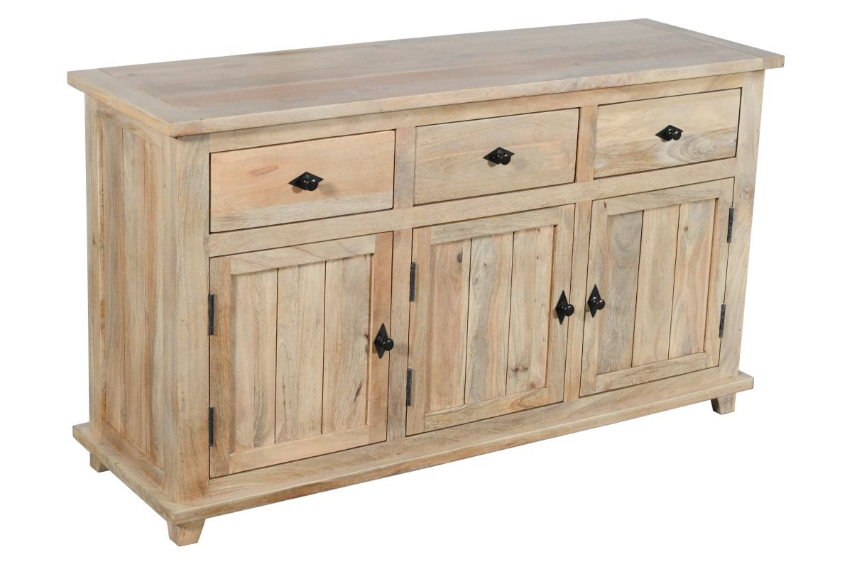 Robustní komoda WESTERN 160x45x90 z mangového dřeva  Komody WES-7306