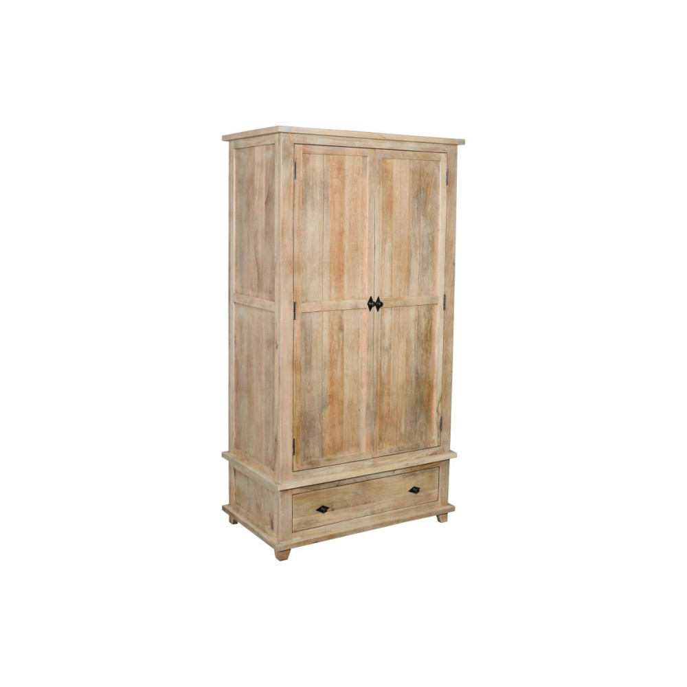 Skříň Western110x190x60 z mangového dřeva  Šatní skříně WES-7304