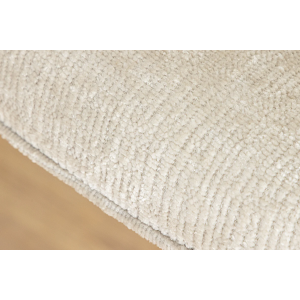 Set 2 jídelních židlí AVIGNE - 360° bílá/černá žinylková tkanina  Kuchyň a jídelna 46470