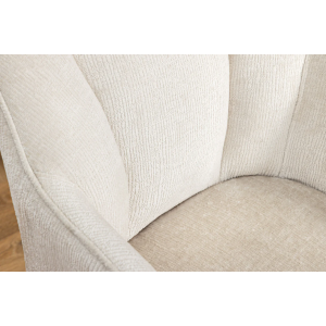 Set 2 jídelních židlí AVIGNE - 360° bílá/černá žinylková tkanina  Kuchyň a jídelna 46470