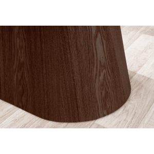 Luxusní stůl UNIQUE II 200 CM bílý mramor/dýha ořech  Místnosti 45139