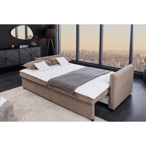 3místná rozkládací pohovka APARTMENT 215cm , béžová  Místnosti 44502