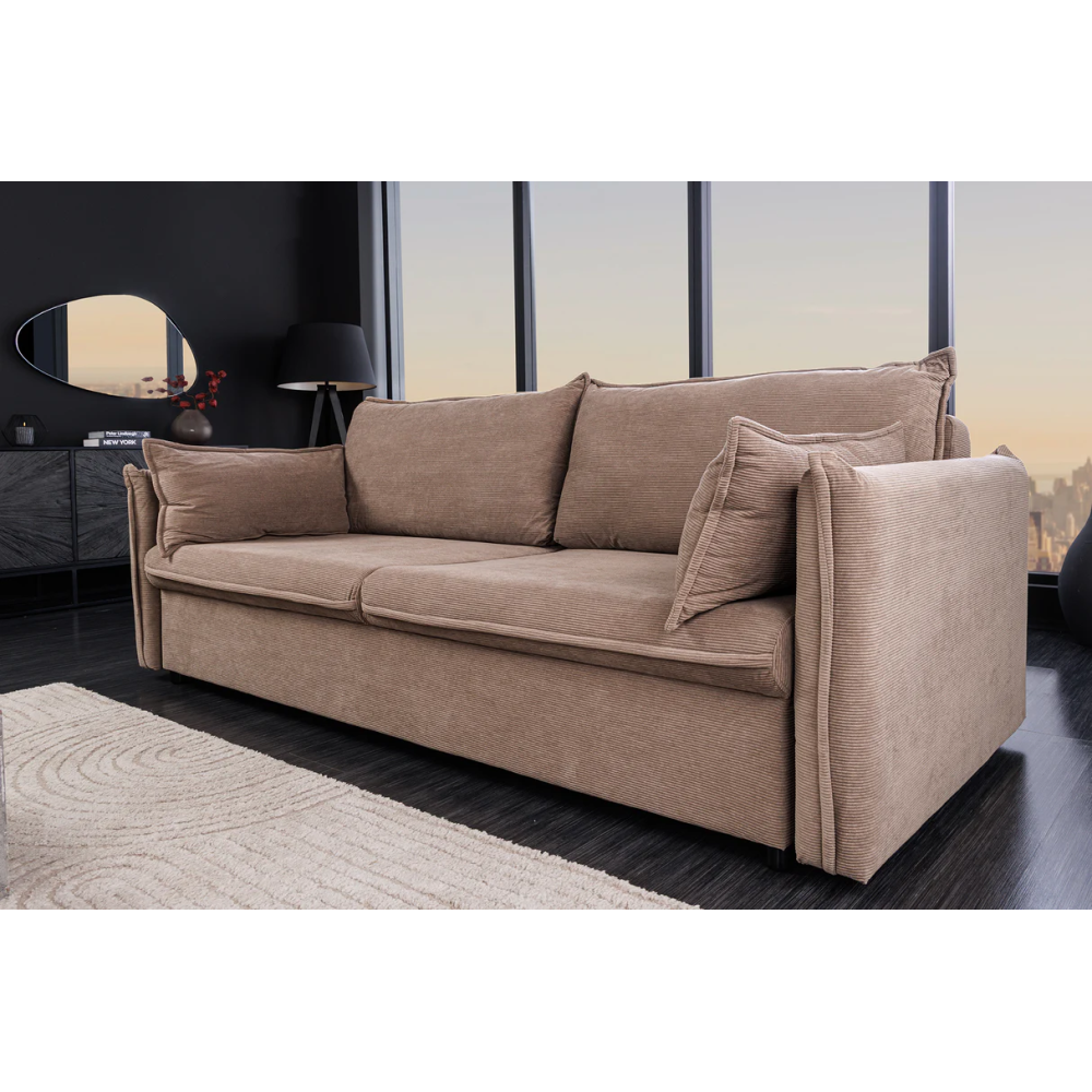 3místná rozkládací pohovka APARTMENT 215cm , béžová  Místnosti 44502