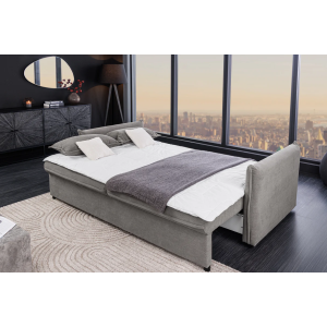 3místná rozkládací pohovka APARTMENT 215cm ,šedá  Místnosti 44503