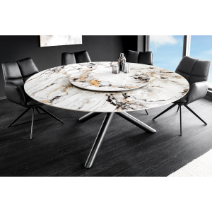 Kulatý jídelní stůl SPIN MULTICOLOR 150 CM keramika otočný  Místnosti 46422