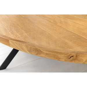 Jídelní stůl GALAXIE 240cm oválný mangové dřevo přírodní hnědý  Místnosti 45759