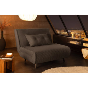 Rozkládací lehátko SMART 100cm, šedý  Sedací nábytek 47141