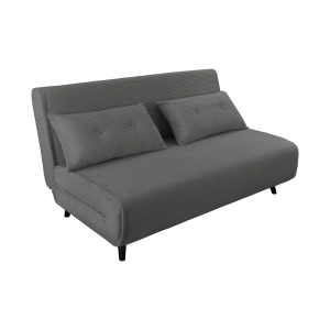 Rozkládací lehátko SMART 140 cm, šedé  Místnosti 47144