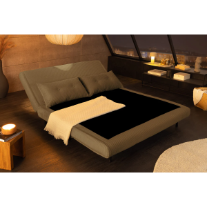 Rozkládací lehátko SMART 140 cm, zelená  Místnosti 47146