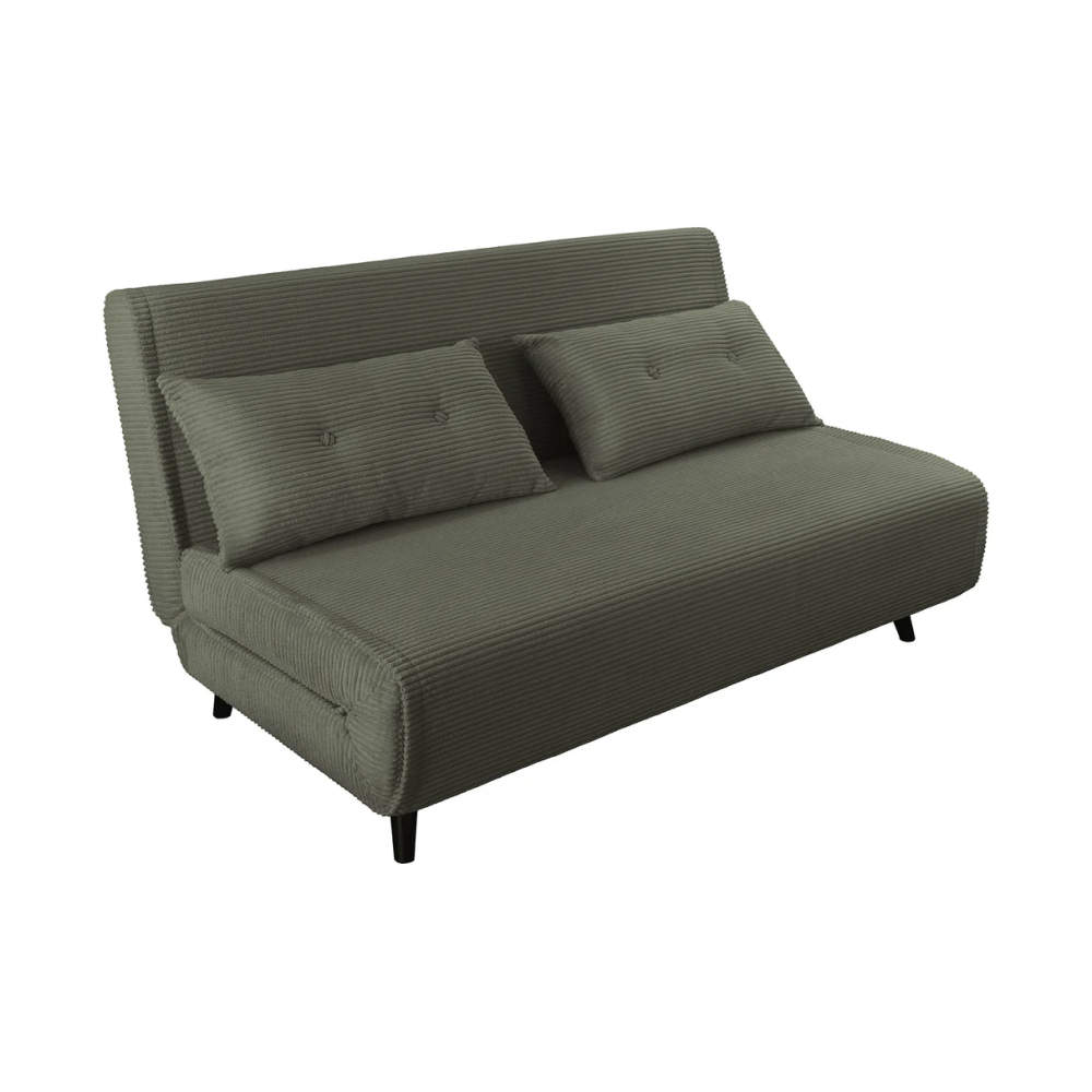 Rozkládací lehátko SMART 140 cm, zelená  Místnosti 47146