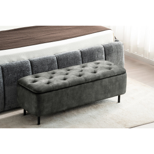 Lavice VOGUE 120 cm s úložným prostorem, tmavě zelená  Místnosti 47655