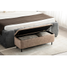 Lavice VOGUE 120 cm s úložným prostorem, béžová  Místnosti 47656