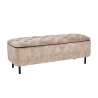 Lavice VOGUE 120 cm s úložným prostorem, béžová  Místnosti 47656
