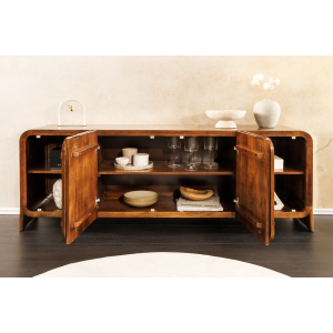 Příborník BRASIL 175cm mangové dřevo, hnědý  Komody a šatní skříně 45788