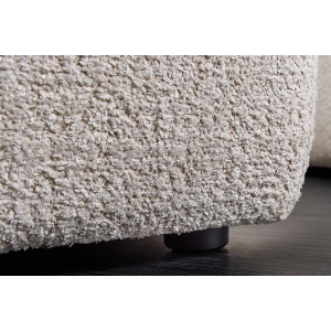 Taburet ROYAL 120cm, bouclé champagne béžová  Místnosti 44545