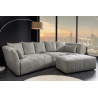 Taburet ROYAL 120cm, bouclé, šedá  Místnosti MH44543