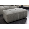 Taburet ROYAL 120cm, bouclé, šedá  Místnosti MH44543