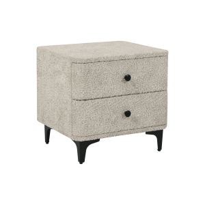 Noční stolek ART DECO 45cm bouclé greige  Místnosti 45333