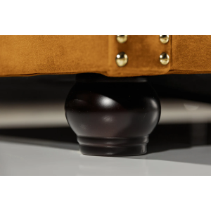 3místná pohovka CHESTERFIELD 205cm, sametová hořčicově žlutá  Místnosti 47032