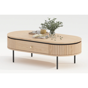 Konferenční stolek ATELIER 120 cmčernými nohami  Obývací pokoj 47457