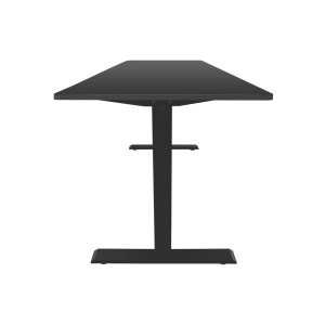 Kancelářský stůl BLACK DESK 140 cm, výškově nastavitelný antracitový s černým rámem  Místnosti 47547