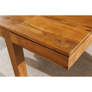 Jídelní stůl PURE 120-200cm rozkládací akáciové dřevo 95mm přírodní medová povrchová úprava  Místnosti 47097