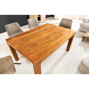 Jídelní stůl PURE 120-200cm rozkládací akáciové dřevo 95mm přírodní medová povrchová úprava  Místnosti 47097