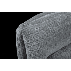 Set 2 ks otočných židlí BIG GEORGE s područkami, ženilková látka, šedá, otočná  Místnosti 47519