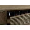 TV stolek ART DECO 200cm 3D mangové dřevo, šedá  Místnosti 46804