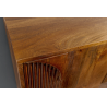 Komoda ART DECO 170cm 3D mangové dřevo, hnědá  Místnosti 46802