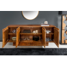 Komoda ART DECO 170cm 3D mangové dřevo, hnědá  Místnosti 46802