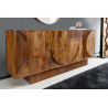 Komoda ART DECO 170cm 3D mangové dřevo, hnědá  Místnosti 46802
