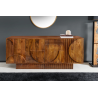 Komoda ART DECO 170cm 3D mangové dřevo, hnědá  Místnosti 46802