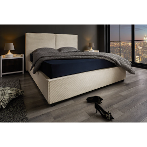 Postel ROCCO 180x200cm šňůrová béžová s úložným prostorem  Místnosti 45921