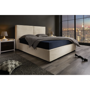 Postel ROCCO 180x200cm šňůrová béžová s úložným prostorem  Místnosti 45921