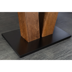 Jídelní stůl RANCHO 160-200cm rozkládací borovicový přírodní černý  Místnosti 46555