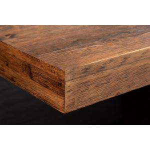 Jídelní stůl RANCHO 160-200cm rozkládací borovicový přírodní černý  Místnosti 46555