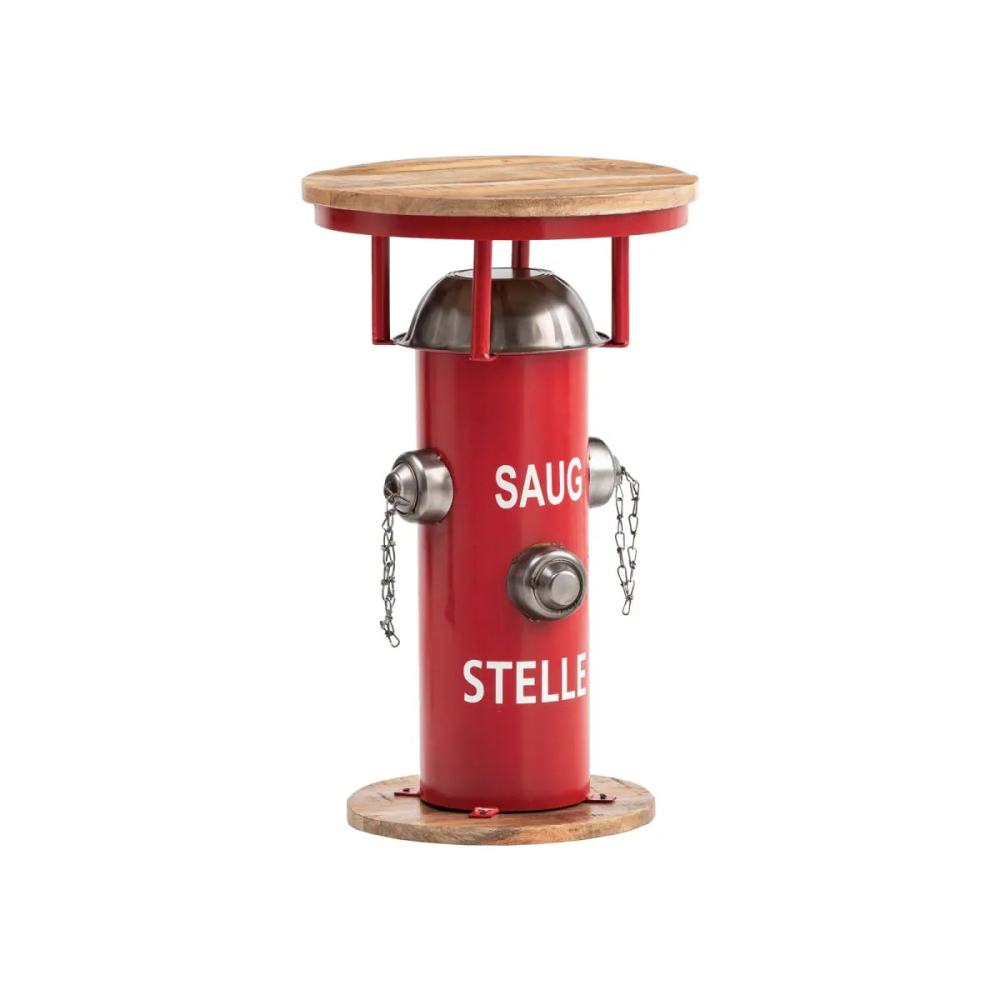 Industriální odkládací stolek z manga Blackburn Red  Odkládací stolky A2492