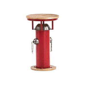 Industriální odkládací stolek z manga Blackburn Red  Odkládací stolky A2492