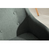 Židle ARMREST tmavě šedá strukturovaná látka  Křesla 36822
