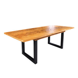 Jídelní stůl MOSAIK 140-180 cm rozkládací, recyklované borovicové dřevo, vintage hnědý  Nábytek 44515