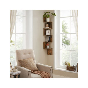 Rohová police VASAGLE - LBC72BX  Police a poličky LBC72BX