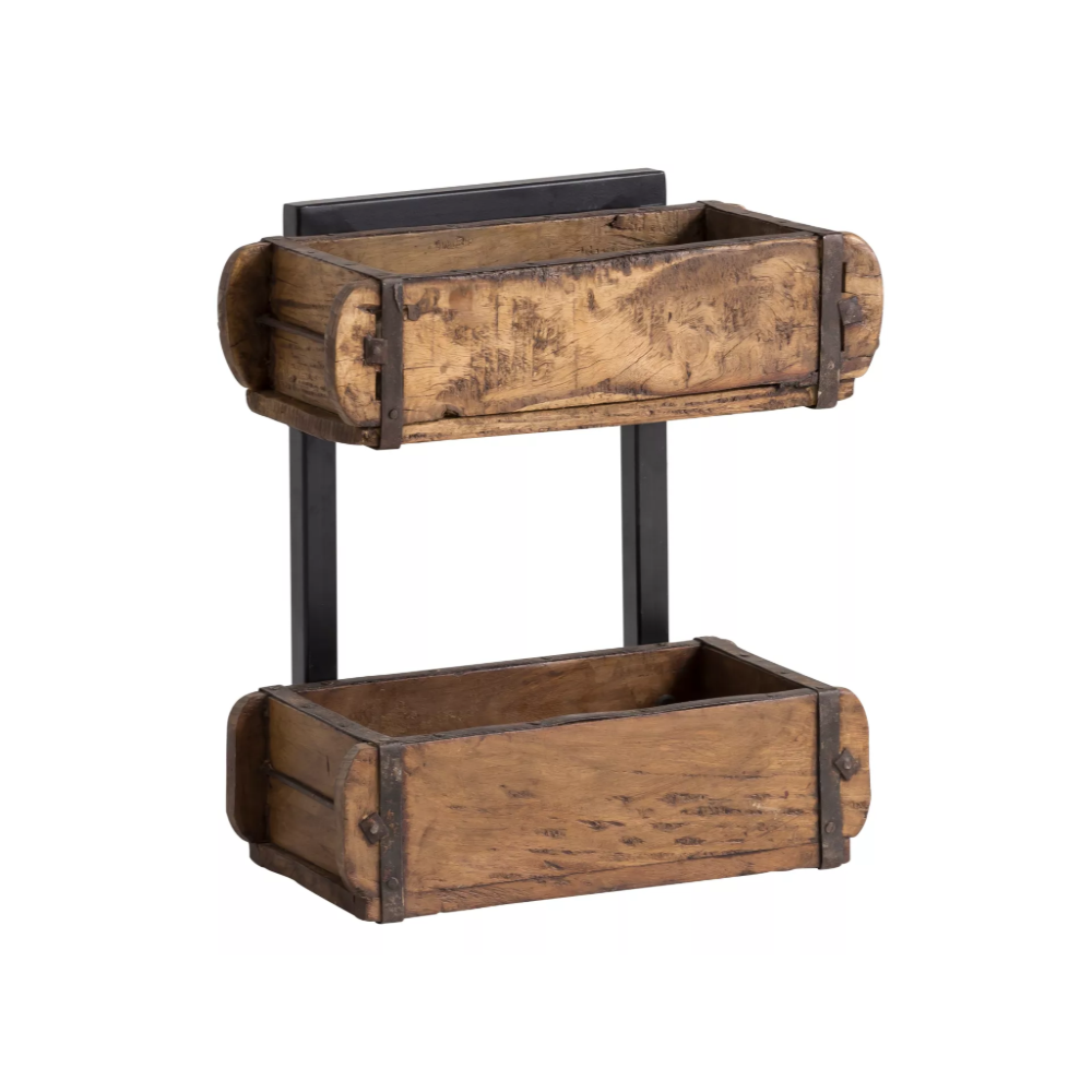 Nástěnná police ve tvaru cihly sada 2  Police a poličky A2519