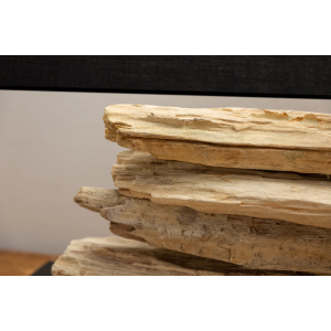 Stolní lampa RIVERINE 80cm naplavené dřevo, černá  Doplňky a dekorace 17327