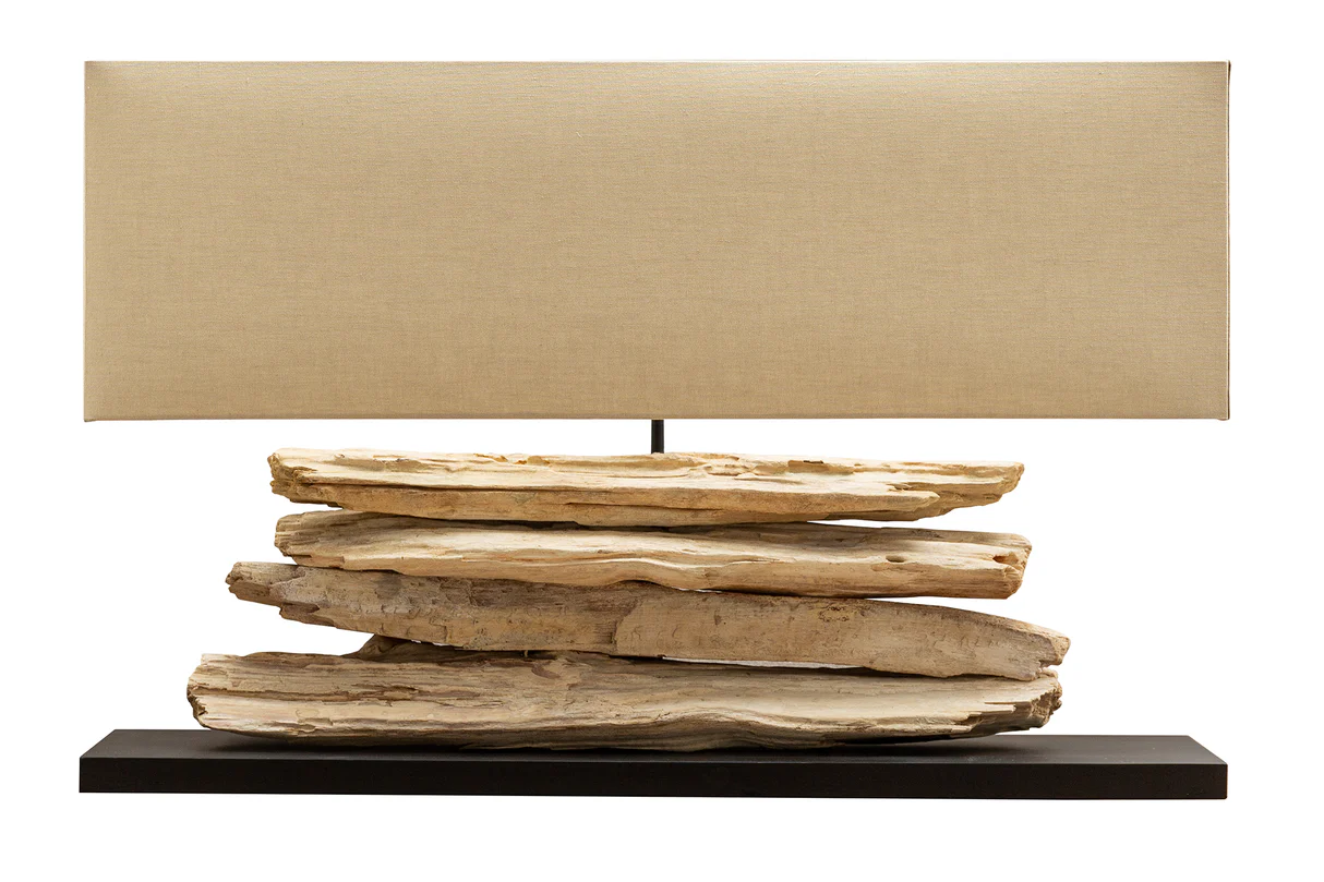 Stolní lampa RIVERINE 80cm naplavené dřevo, Natur  Doplňky a dekorace 17326