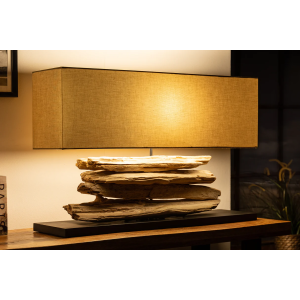 Stolní lampa RIVERINE 80cm naplavené dřevo, Natur  Doplňky a dekorace 17326