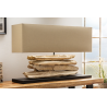 Stolní lampa RIVERINE 80cm naplavené dřevo, Natur  Doplňky a dekorace 17326
