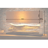 Stolní lampa RIVERINE 80cm naplavené dřevo, Natur  Doplňky a dekorace 17326