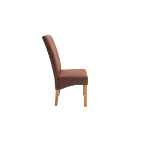 2SET Židle CASA vintage vzhled světle kávová mikrovlákno  Nábytek 21133