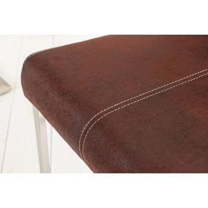 2SET konzolová židle SAMSON S RUKOJETÍ tmavě hnědá  Nábytek 35767